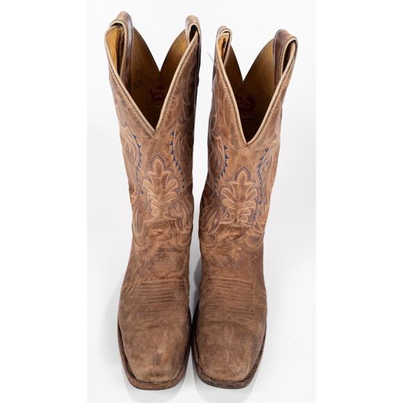 Nocona Legacy MD2711 Western Boots Mens Size 8 D Brown Leather Square Toe - Picture 2 of 6